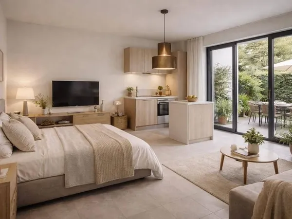 Studio 1 pièce 36 m²