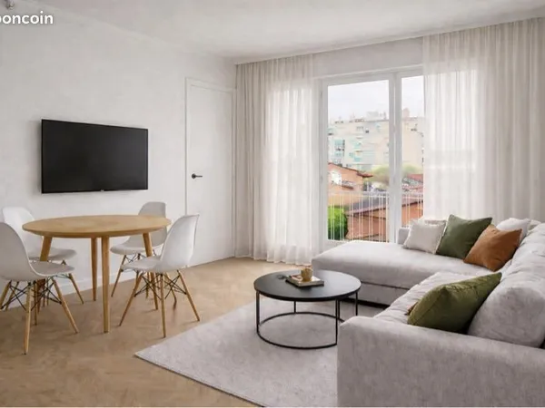 Colocation étudiante à Cagnes-sur-mer rénové, lumineux, vue mer, proche Nice