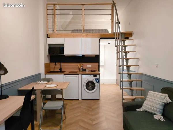 Studio meublé à Louer Lyon 03