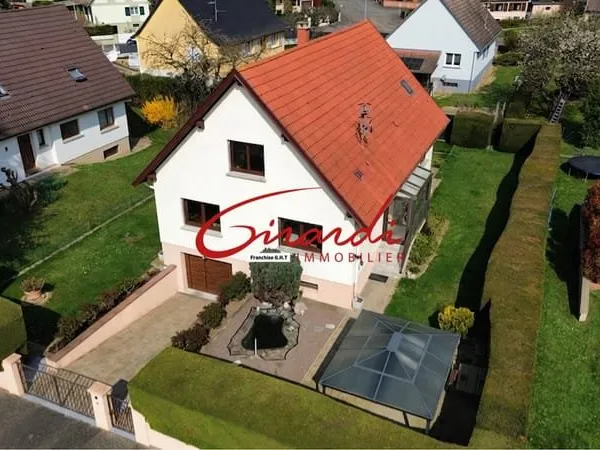 ENSISHEIM (68190) MAISON DE 143 M2 SUR 6 ARES DANS UN QUARTI