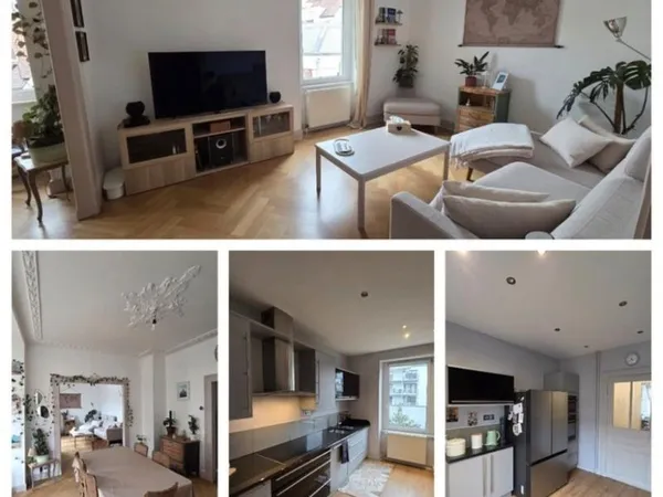 Rare appartement T3 (100 m²) - Jardin privatif & Parking -Colmar- quartier centre