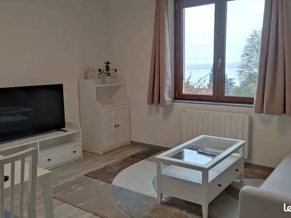 Grand F2 57 m2 lumineux confortable avec vue lac