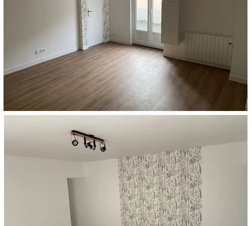 T3 entièrement rénové + cour ensoleillée