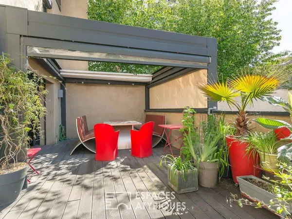 Duplex avec terrasse dans une ancienne imprimerie