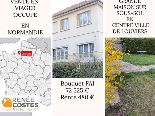Viager occupé - H70 ans - LOUVIERS (27400)