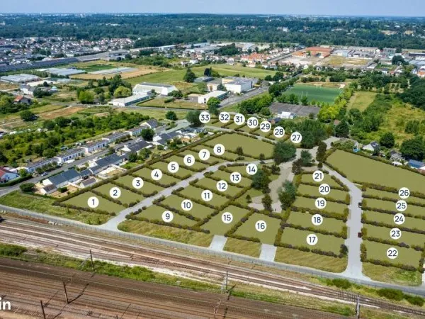 Terrain 419 m² Saint Pierre Des Corps
