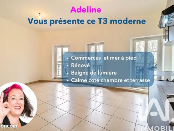 Appartement 3 pièces 65 m²