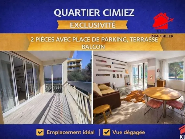 Appartement 2 pièces 57 m²