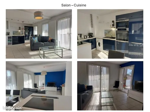 T3 lumineux - Saint Herblain Quartier Bourg - 21 m² d'extérieur - résidence récente avec parking