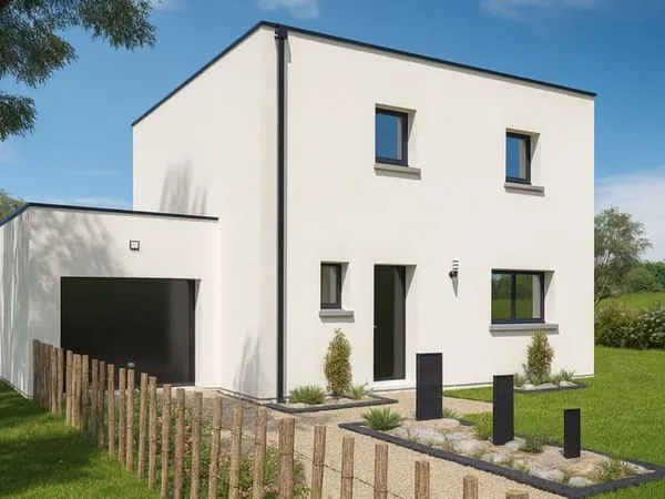 Projet de construction d'une maison 95 m² avec terrain à CHATELAUDREN (22)