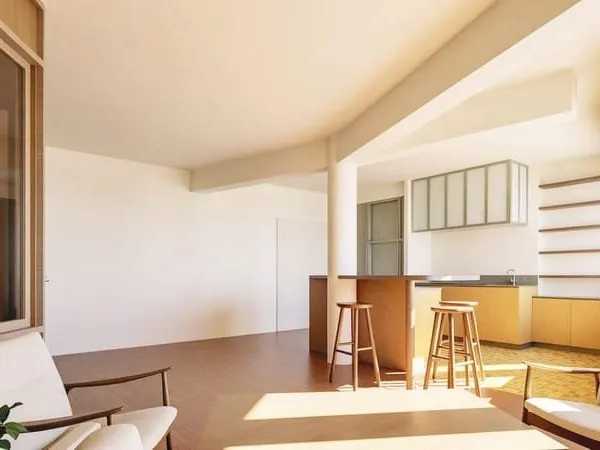 Un appartement réinventé dans le Building Canebière de l'architecte Fernand Pouillon