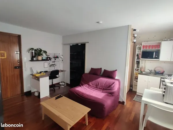 Studio Tours Lakanal 27 m2 - Eau froide, eau chaude et chauffage compris
