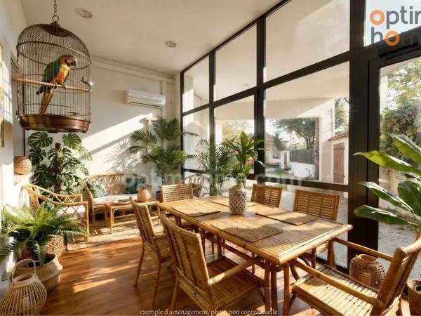 Toulon appartement 103 m2 , cave, véranda, terrasse couverte et jardin, parking privatif