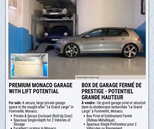 Garage a vendre