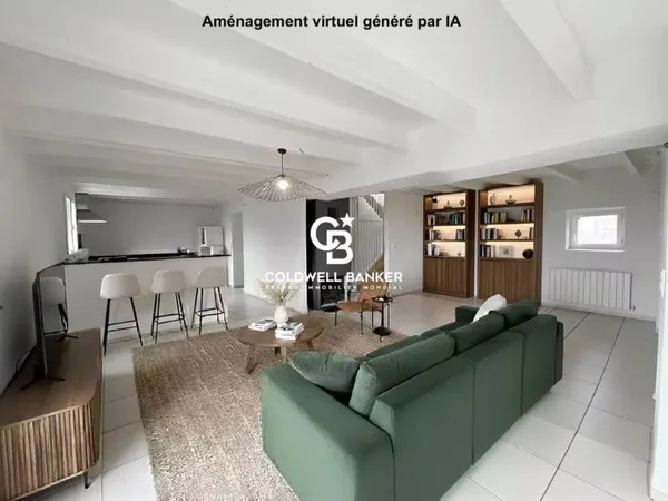 Duplex 5 pièces à Cranves-Sales avec terrasse, vue Salève, chemi