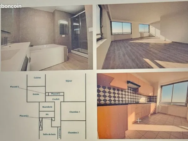 Appartement de 92m2 sur Roubaix Euroteleport