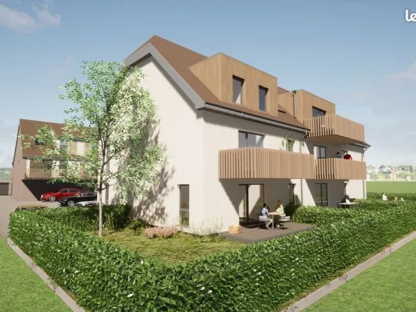 F3 jardin privatif HOLTZWIHR-PORTE DU RIED