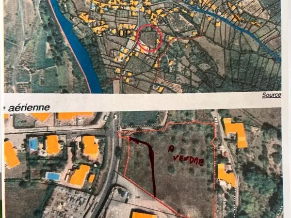 A vendre terrain constructible