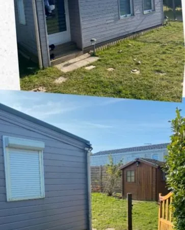 Mobil home 4 saison avec terrain