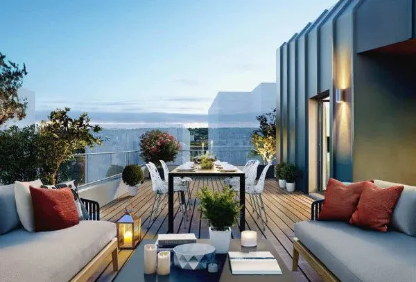 MAGNIFIQUE 3 PIECES 74M² AVEC TERRASSE ET JARDIN SUSPENDU DE 46M²+ LOGGIA 5M² PARKING !!!