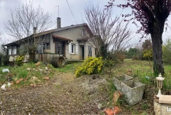 Vente maison, 3 hangars, 1 bureau et terrain constructible