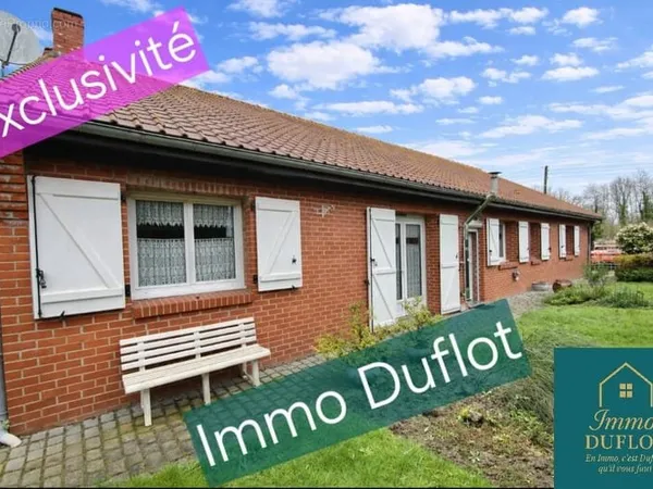Maison plain pied avec 2 garages