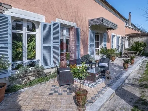 Thomery - Proche Fontainebleau - Longère De Charme 195 M² avec Orangerie 124 M² - 2 Jardins 1.074 m²