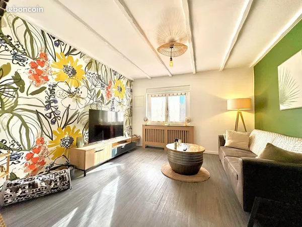 FAIRE VITE : Maison semi individuelle de 120m2, 3ch avec jardin