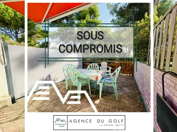 GOELANDS-PONANT : STUDIO 25 m2 + 15 m2 de terrasse avec park