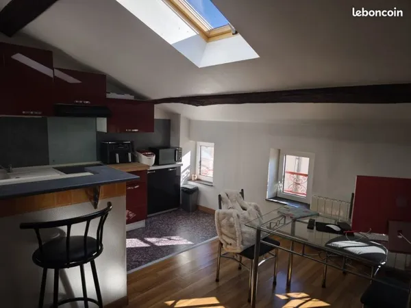 Appartement T2 meublé lumineux doube exposition - 43 m² - Quartier Saint-Jean - Particulier à partic