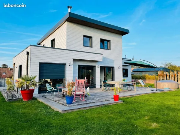 Maison contemporaine ossature bois