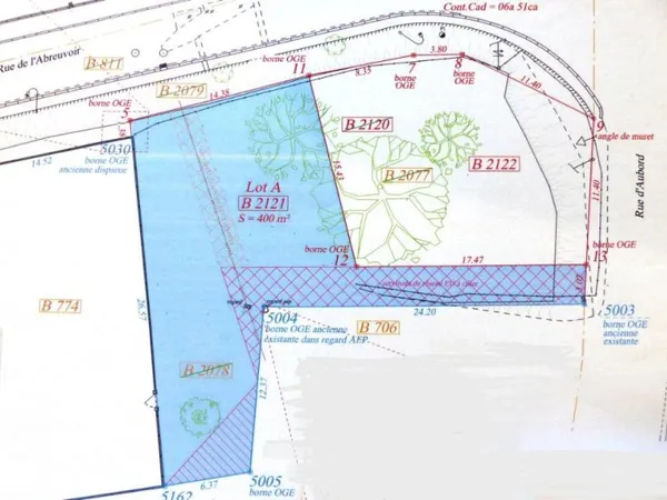 Terrain 400 m²