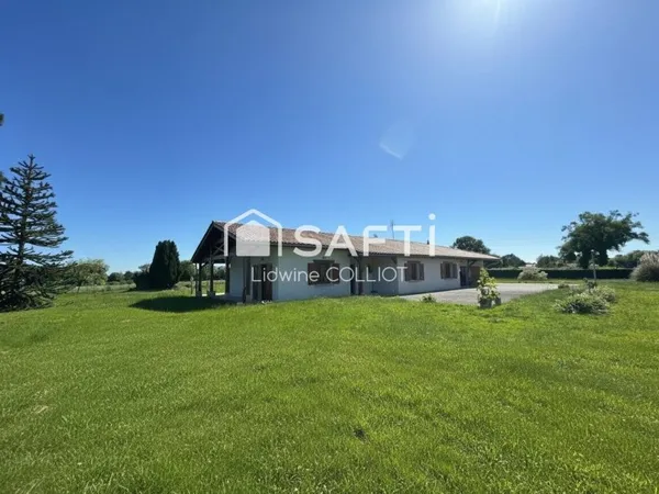 Maison de plain-pied PMR sur grand terrain à Laiz