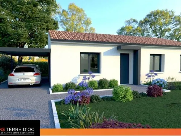 Terrain + maison à vendre à Revel