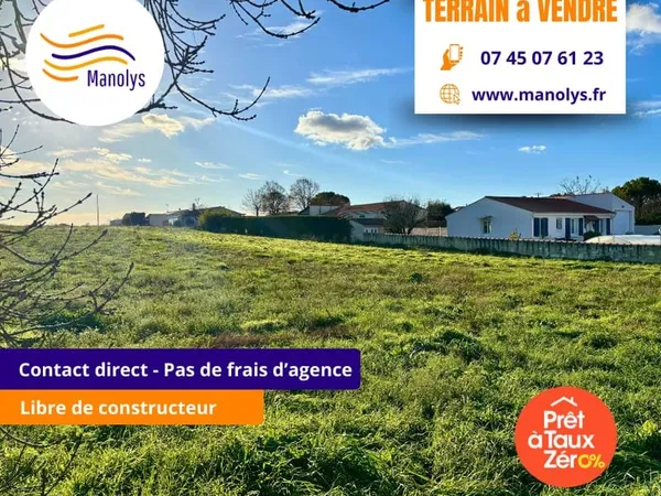 Terrain à vendre proche du Breuil-Magné