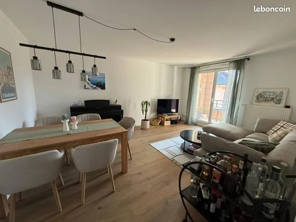 Beau F3 de 68.87 m² avec 2 balcons - Garage, Parking et cave - SAVERNE