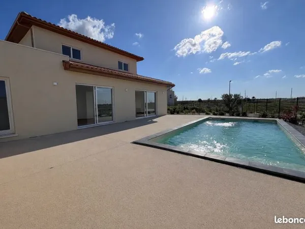 Villa neuve 125 m² - 3 suites - Piscine - Portiragnes
