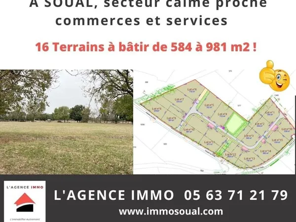 TERRAIN CONSTRUCTIBLE A SOUAL !