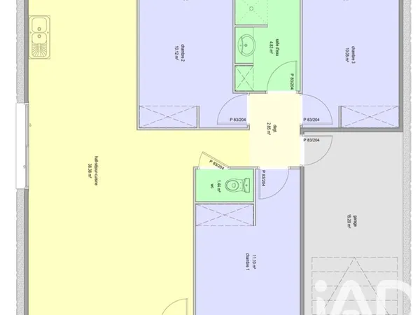 Terrain 464 m²