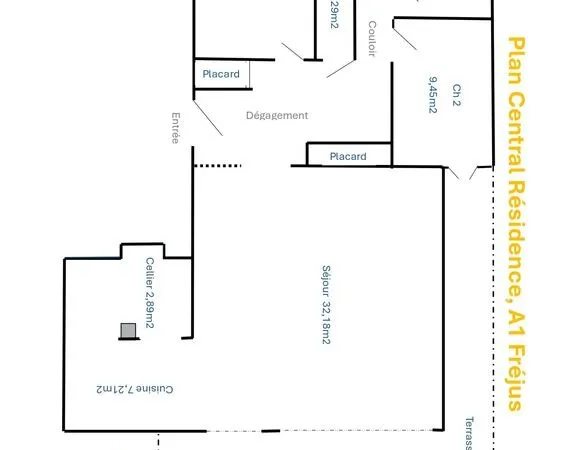 Vends appartement 3 chambres