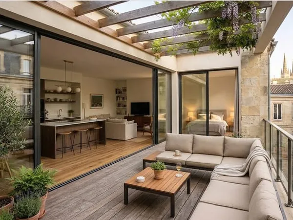 SAINT-AUGUSTIN - T4 RÉNOVÉ - PATIO - PETITE COPROPRIÉTÉ