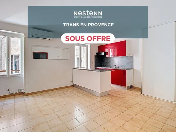 A VENDRE EN EXCLUSIVITÉ TRANS-EN-PROVENCE Appartement 2 pièces 40,65 m²