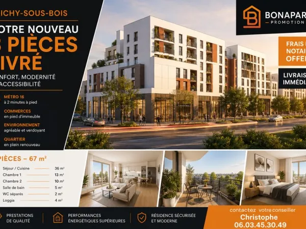 Appartement 3 pièces 67 m²