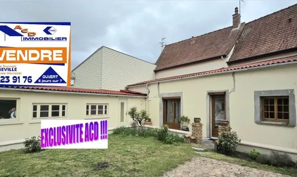 ABBEVILLE - EXCLUSIVITE ACD - MAISON AVEC GARAGE-ET TERRAIN