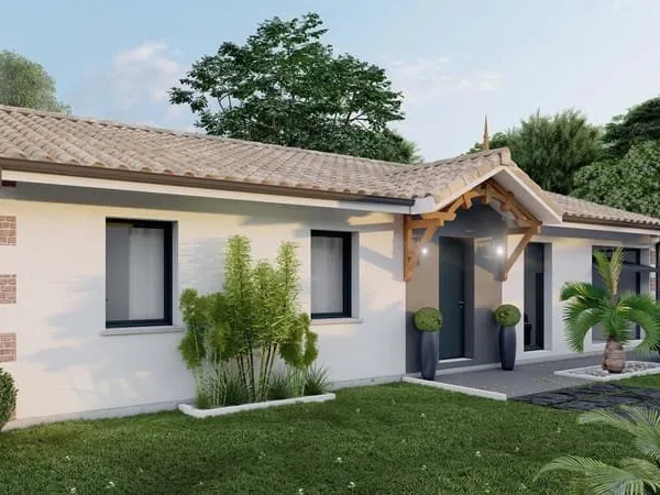 TERRAIN+MAISON NEUVE MIMIZAN