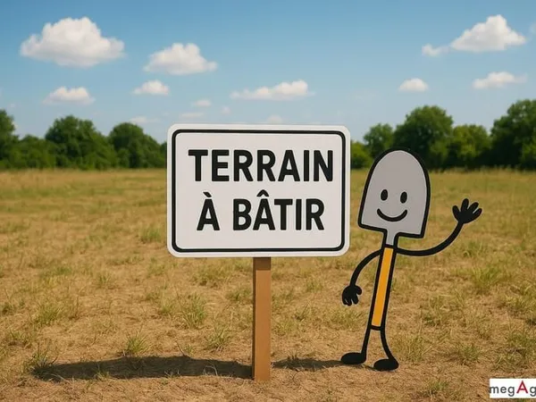Terrain viabilisé 1862 m² - 1400 m² constructibles - Labarthe-sur-Lèze
