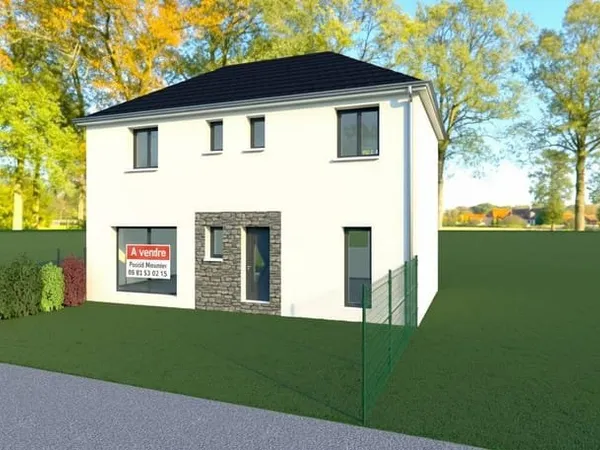 Montévrain,maison a construire de 113 m² avec permis de construire accepté au coeur de Marne La Vall