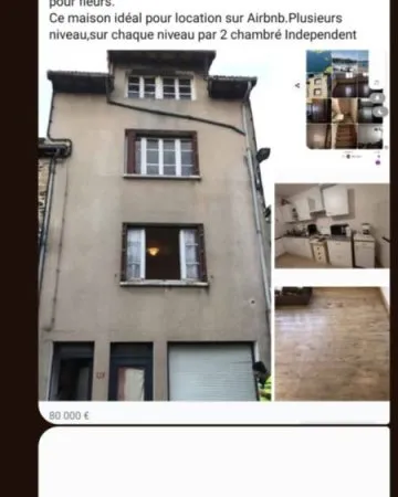 Maison au bord de lac Pareloup
