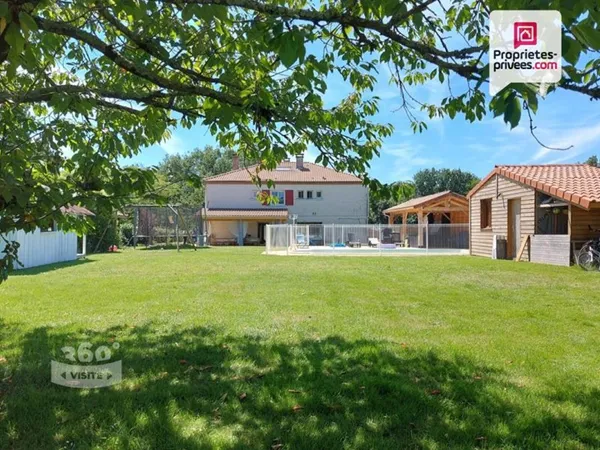 LE PASSAGE D'AGEN : MAISON 219 m² - 11 pièces - 8 chambres -Piscine- SPA- Jardin