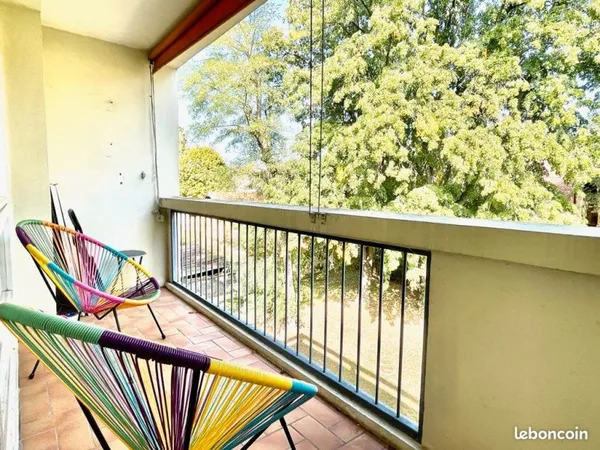 🏡 T2 meublé 46 m² - Parking - Balcon - Genay